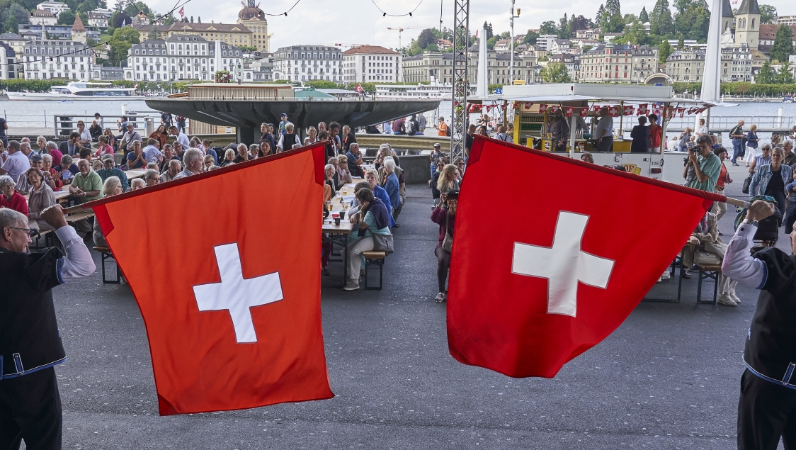 Swiss National Day Celebration Luzern