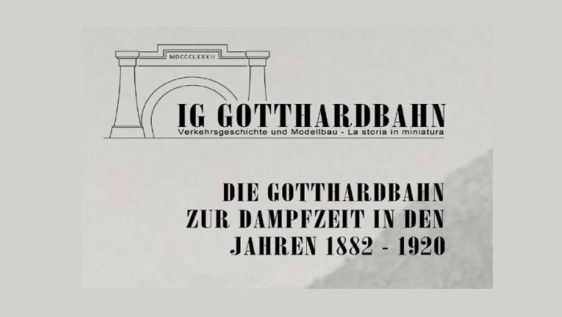 Ausstellung Gotthardbahn mit zeitgemässen Fahrzeugen