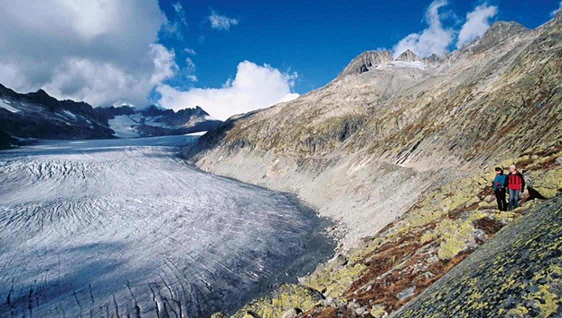 Gletscherwanderung auf dem Rhonegletscher