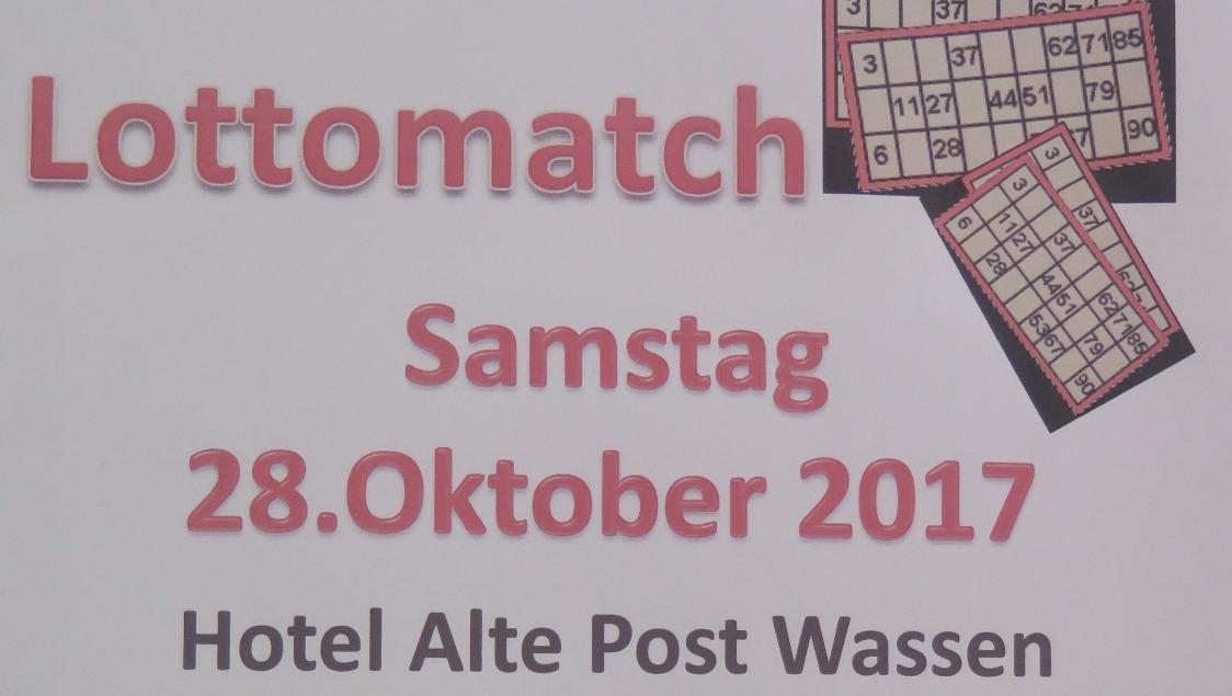 Lottomatch im Hotel Alte Post, Wassen