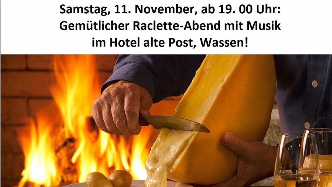 Gemütlicher Racletteabend mit Musik: Hotel alte Post, Wassen
