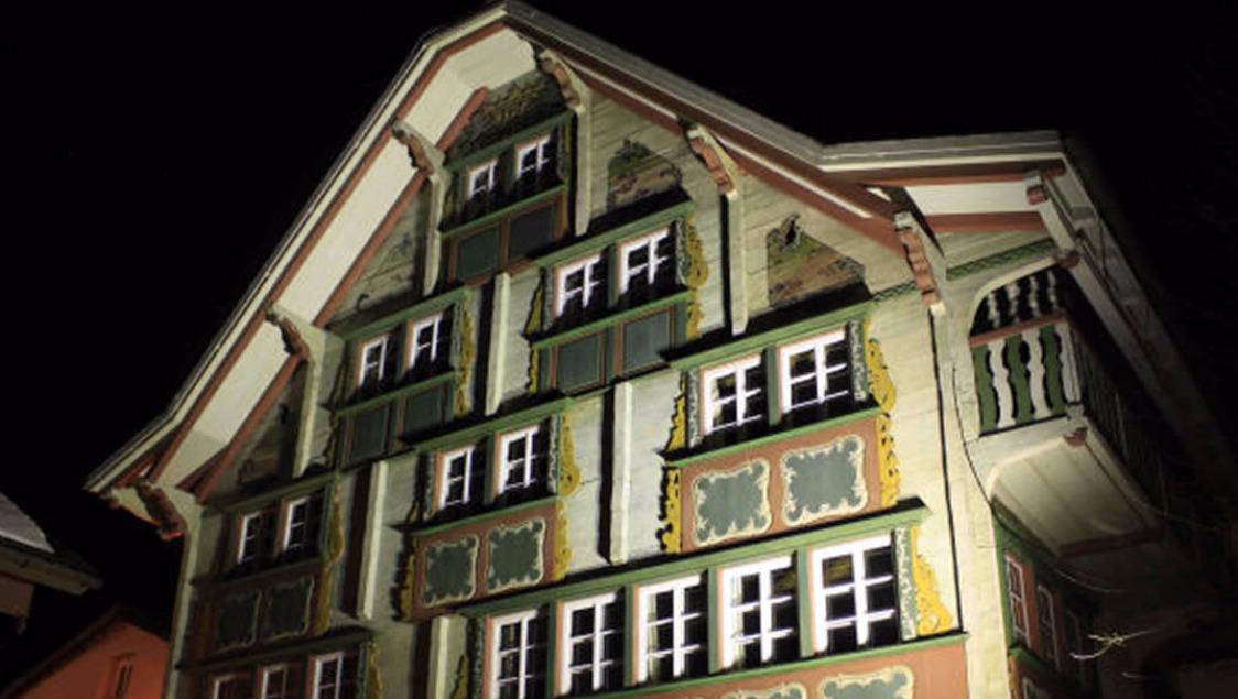 Nachts im Talmuseum Andermatt