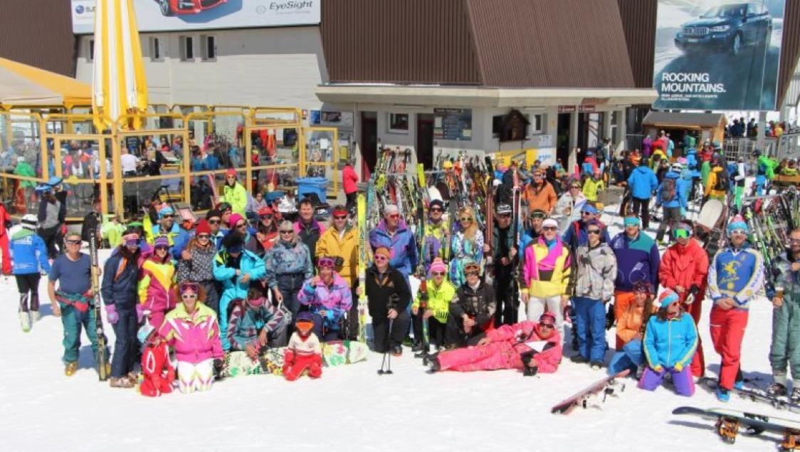 80er Skitag am Gemsstock in Andermatt