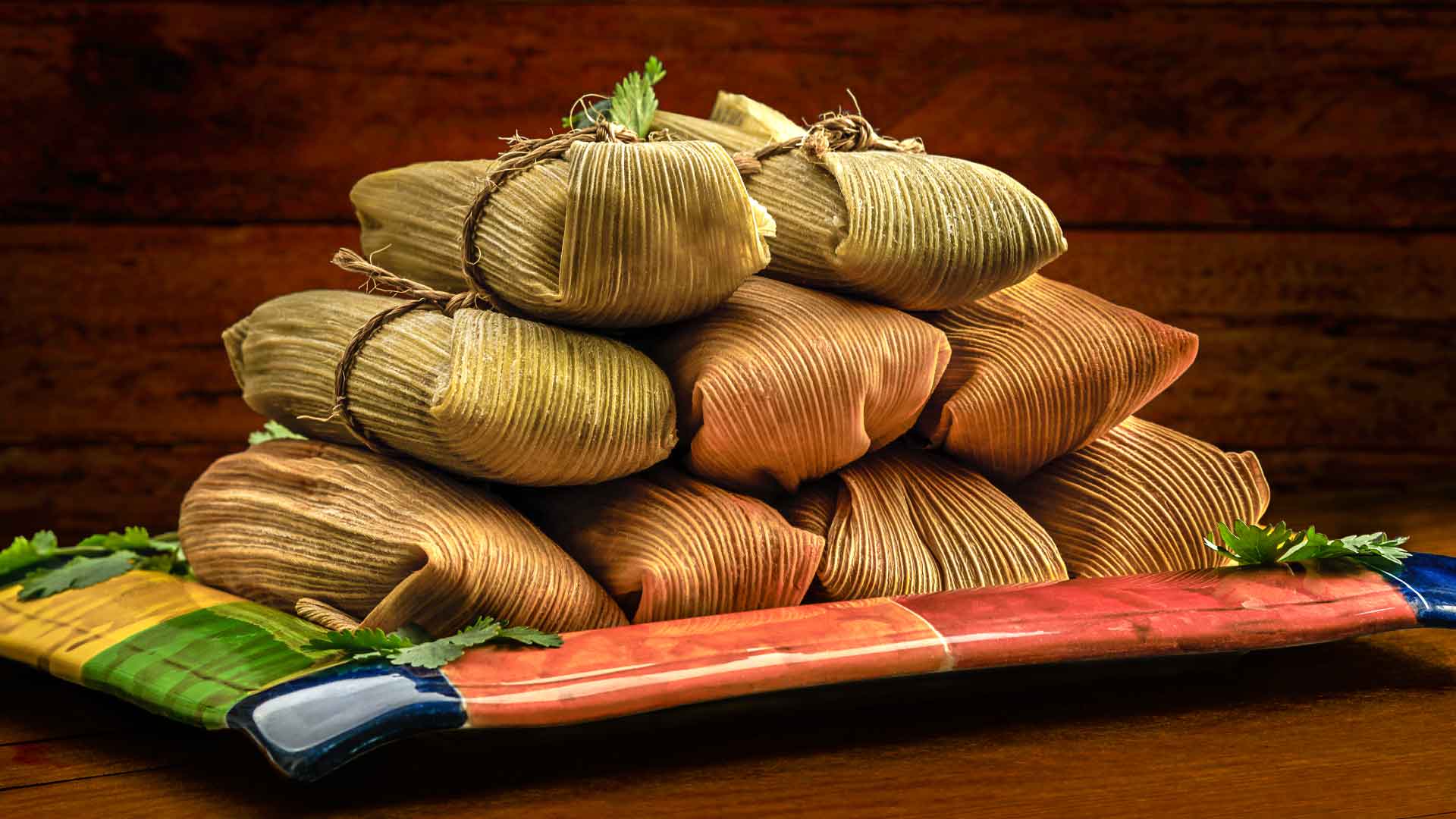 Tamales - taste sensation wrapped in a corn leaf