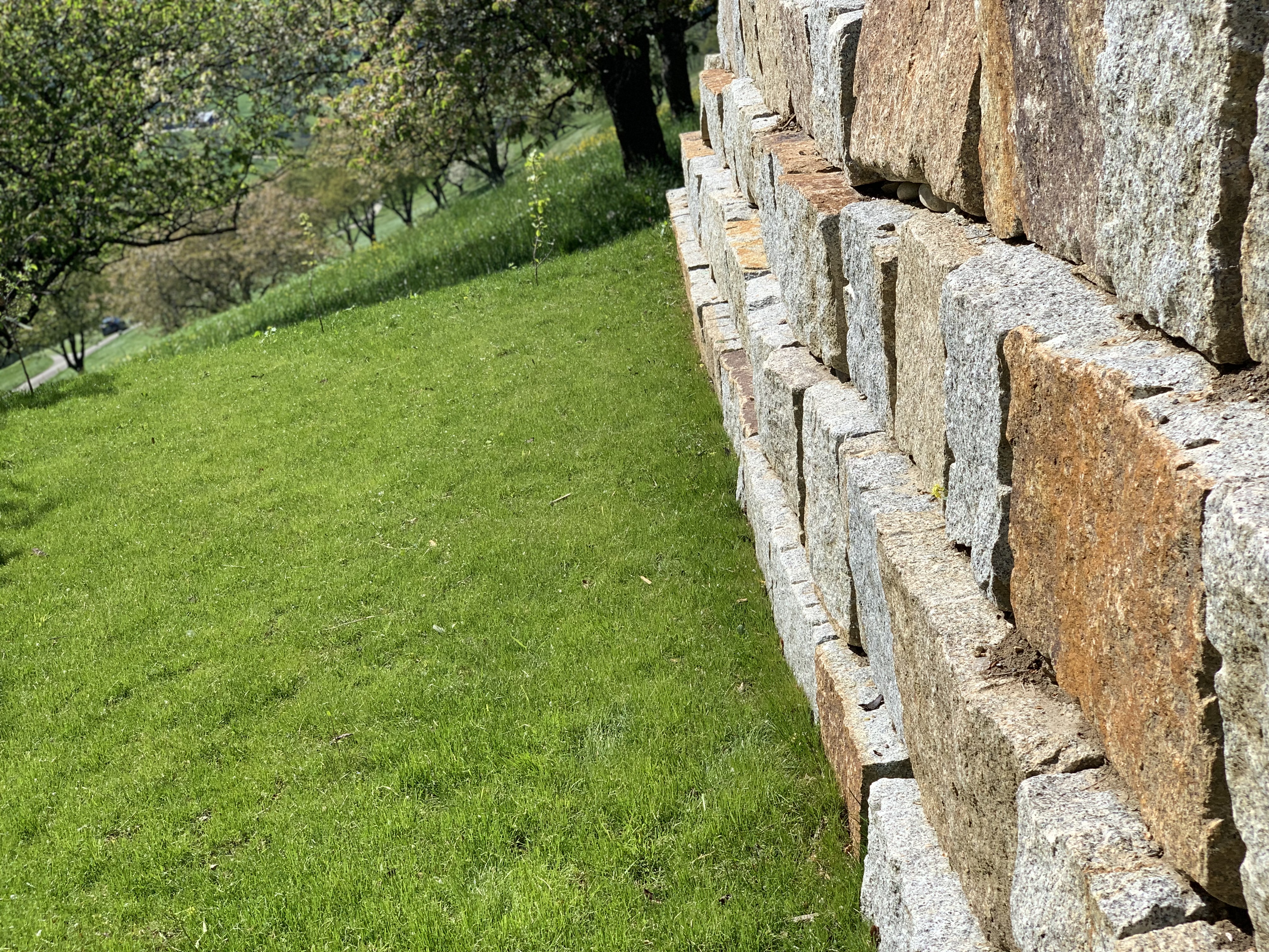 Granit-Quader-Mauersteine/ Mittelkorn/ Wetterbeständig