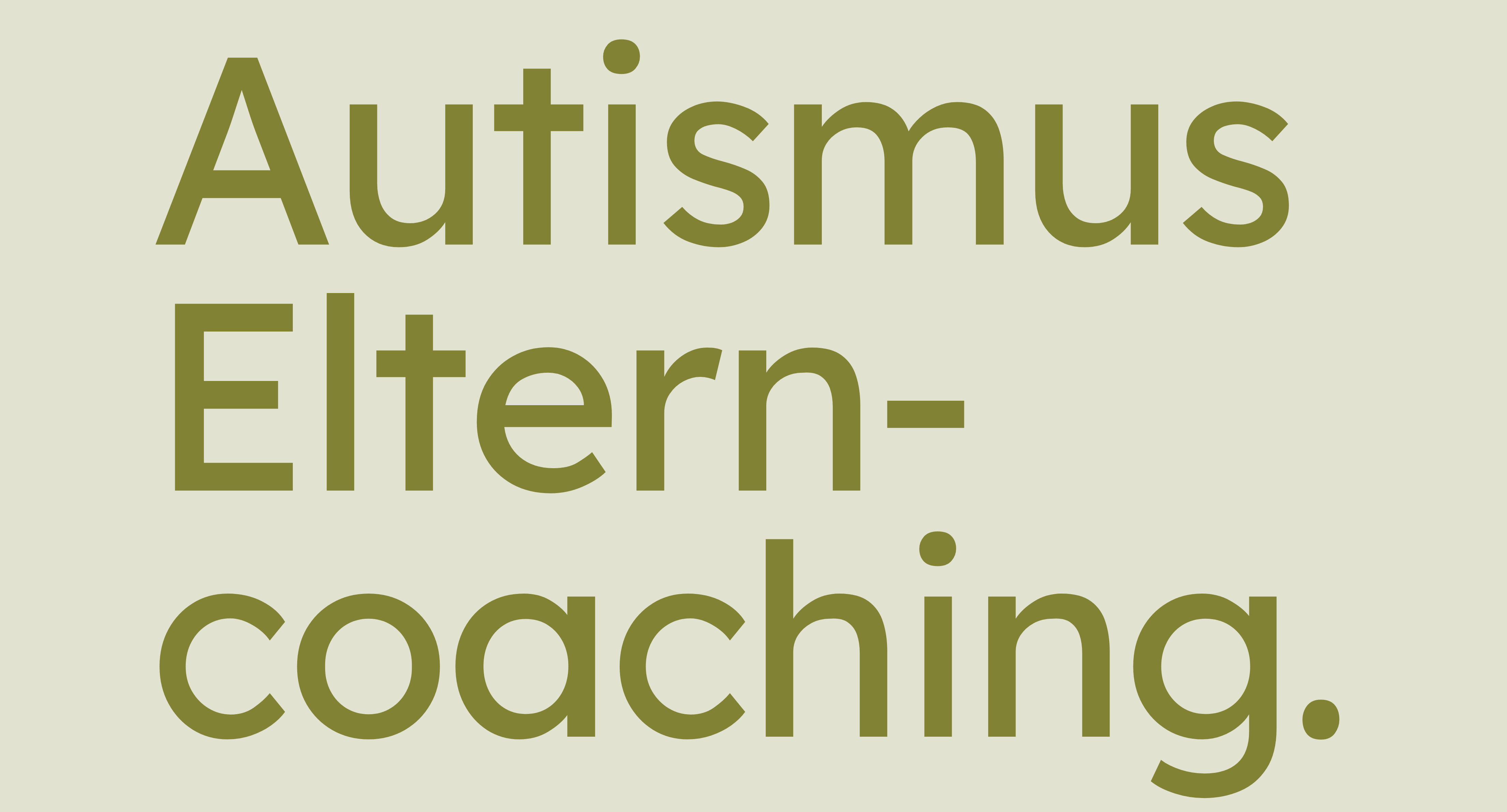 Autismus Gruppen-Coaching für Eltern / Bezugspersonen